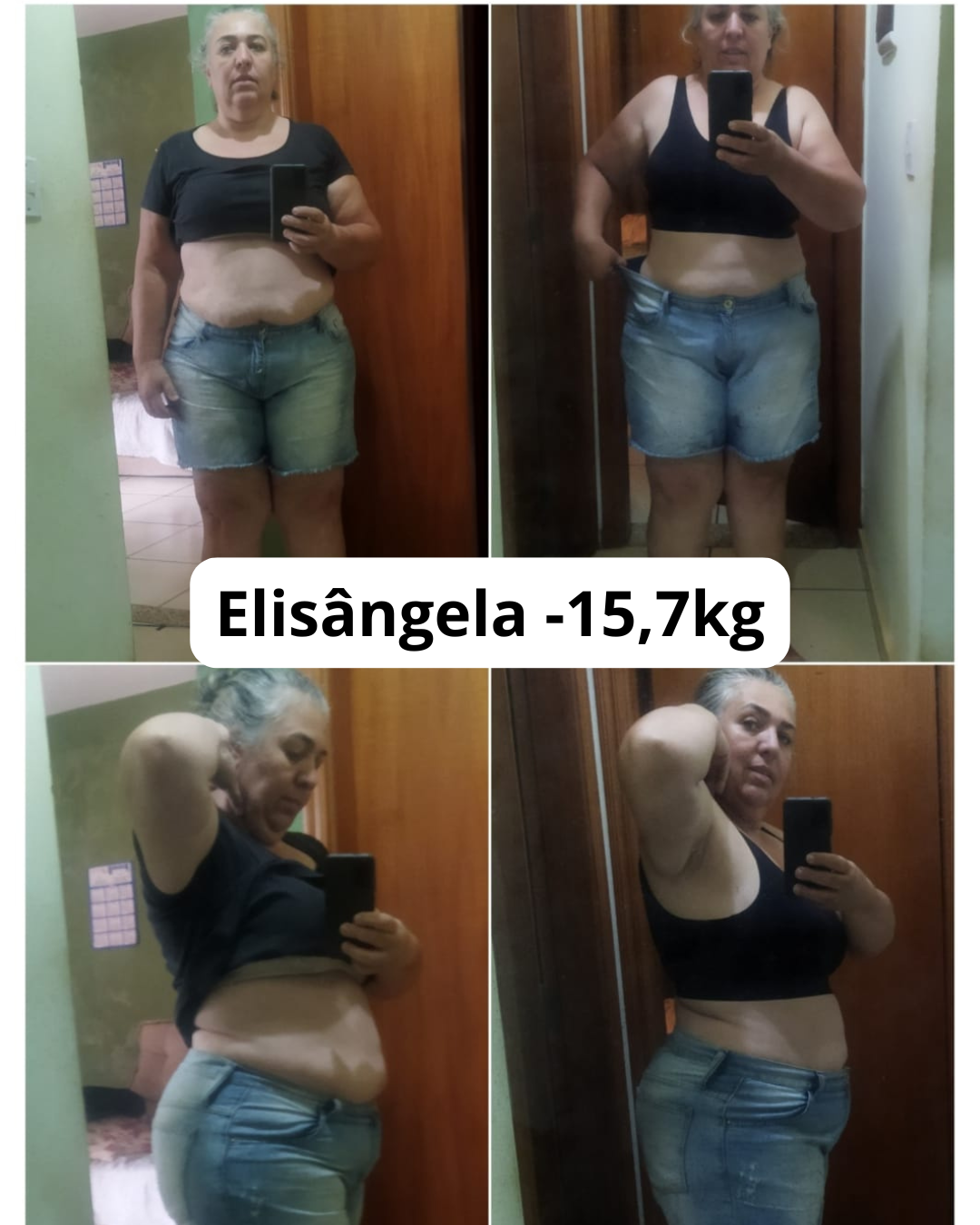 Antes e depois de Elisângela
