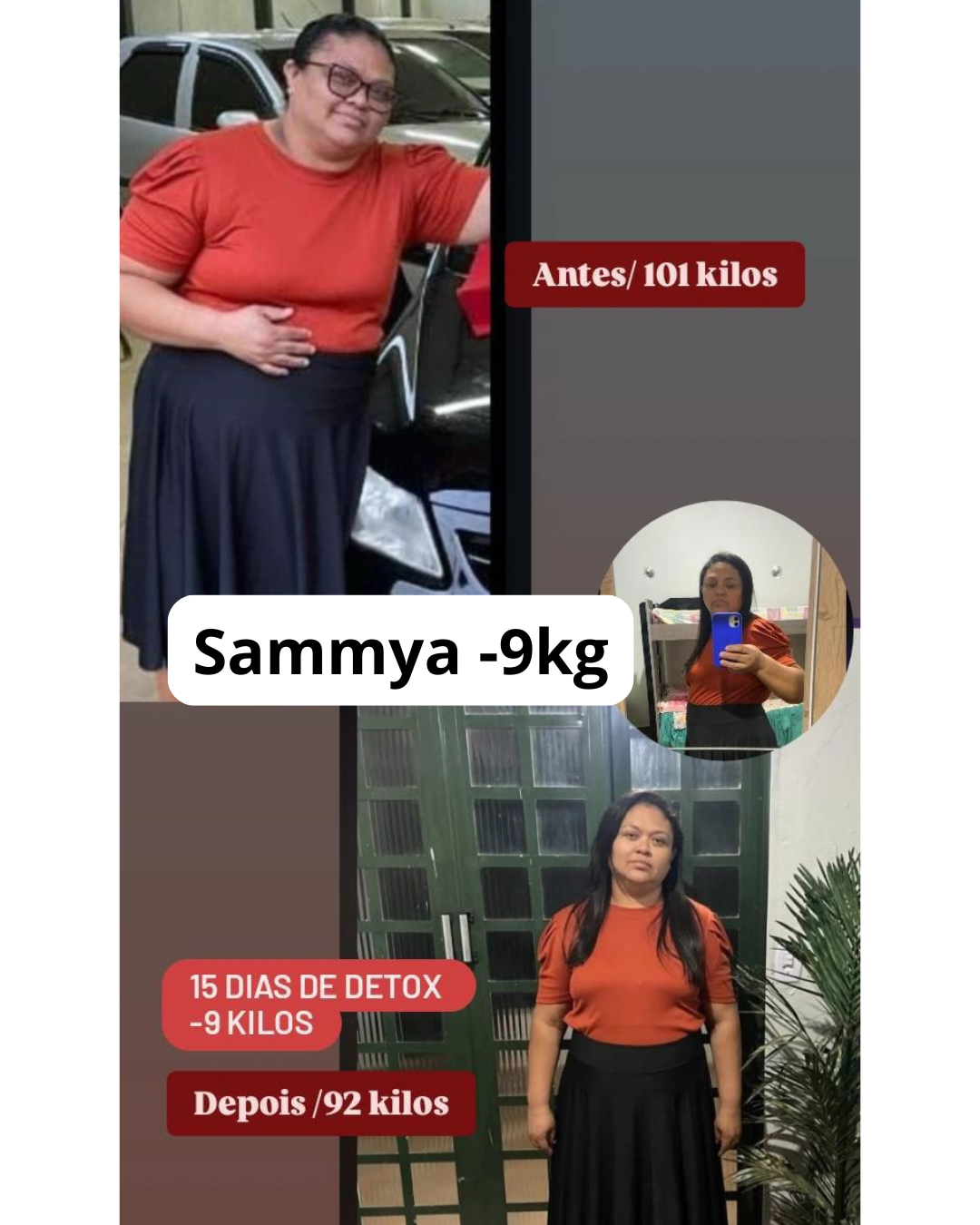 Antes e depois de Sammya
